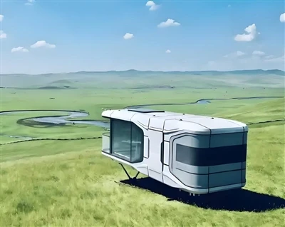 Space capsule house: Η πρωτοποριακή μορφή μελλοντικής κατοικίας
